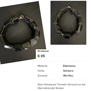 Armband mit echten Steinen
