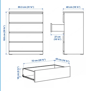 Malm Kommode Bild 5