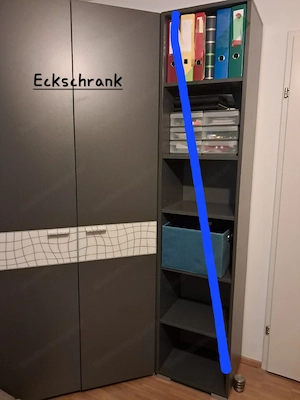 Eckschrank und 2 türiger Schrank  Bild 4