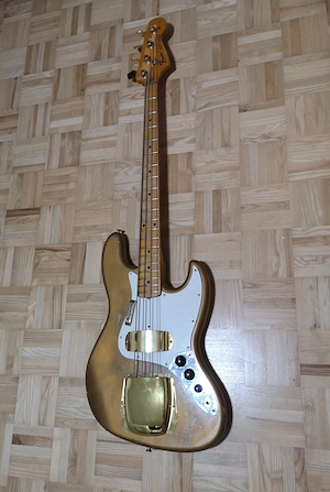 Jazzbass - goldfarbig Bild 3