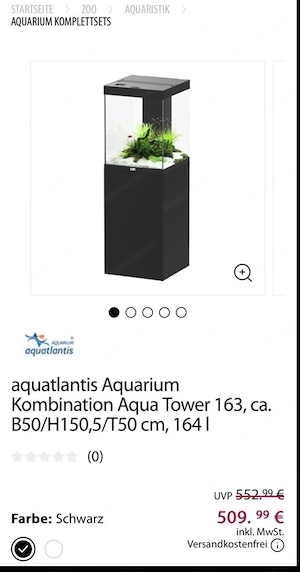 Aquarium mit Unterschrank  Bild 2