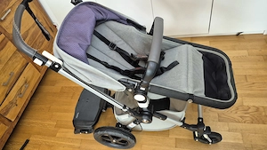 Bugaboo Kinderwagen Kombi Tragewanne und Sportsitz inlkusive viel Zubehör Bild 2