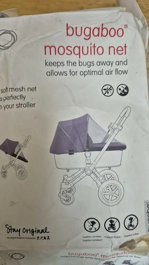 Bugaboo Kinderwagen Kombi Tragewanne und Sportsitz inlkusive viel Zubehör Bild 6