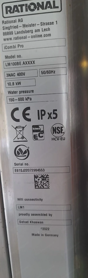 !!! TOP   ANGEBOT NEUWERTIG   Kombidämpfer Rational iCombi !!! Bild 4
