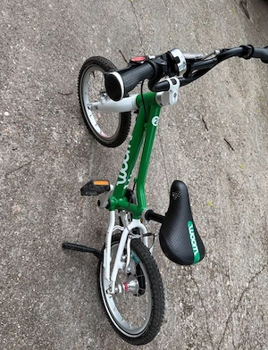  Woom 2 Kinderfahrrad (14 Zoll) in Grün  Bild 5