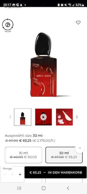 Giorgio Armani Eau de Parfum Bild 3