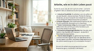 Job gesucht? Wir haben das richtige für dich :)