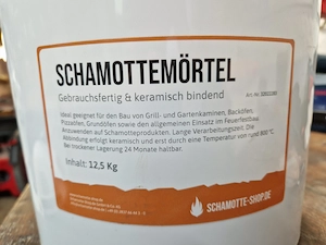 Schamottemörtel ungeöffnet 12,5 kg