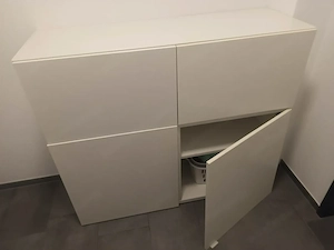 Verschenke schöne weiße Kommode