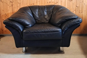 Ledersitzgarnitur 2er und 1er Sitz Bild 2
