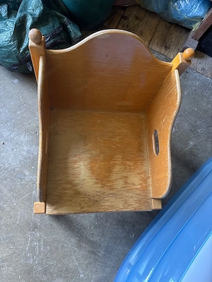 Kinder Massiv Holz Stuhl   Bild 4