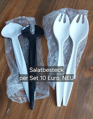 Salatbesteck Tupperware NEU je