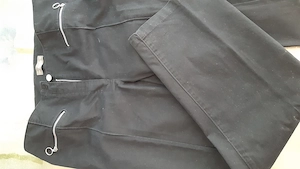 hose damen marke vanilia gr. 30-40 baumwolle schwarz Bild 2