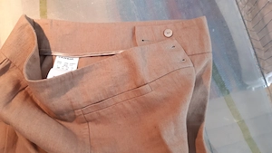hose damen marke cambio gr. 40 camel farbe castello schnitt überlang Bild 2