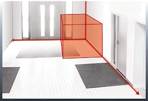 Einhell Laser-Distanzmesser TC-LD 25 (bis 25 m, Messreferenz Vorder- o. Hinterkante, Dauermessung, A Bild 4