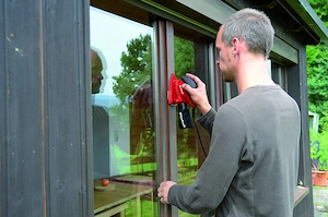Einhell Multischleifer TH-OS 1016 (100 W, Schleiffl che 104 cm , Staubfangsack und Absaugadapter, Kl Bild 6