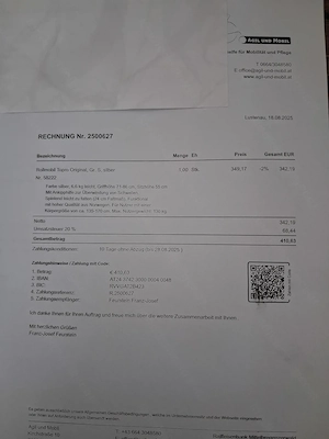 Rollator neuwertig Bild 3