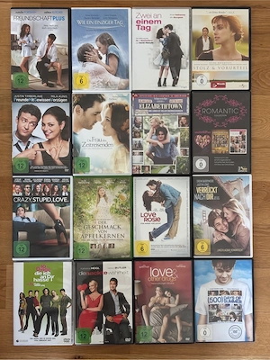 DVD-Sammlung  Liebesfilme 