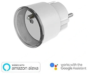 Konyks Priska Mini, Intelligenter Stecker WIFI 10 A kompatibel mit Alexa und Google Home einfache Se