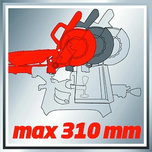 Artikel: Einhell Zug Kapp Gehrungss ge TC-SM 2131 Dual (1500W, S geblatt   210 mm, Schnittbreite 310 Bild 6