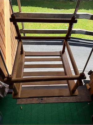 Kinderschaukel Holz Bild 2