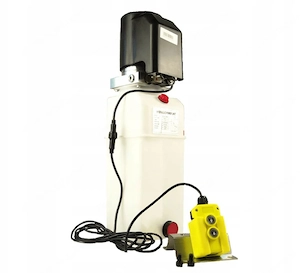 Hydrauliche pumpe stromversorgung kipper anhaenger set aggregat mit fernbedienung stromversorgung 2 Bild 4