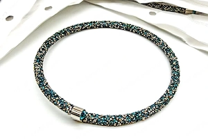 3-tlg. Schmuckset - Edelstahl - Neu & Elegant (Kette, Armband & Ohrringe) Bild 2