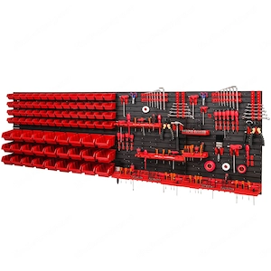 *BESTSELLER* Werkzeugwand  Set Werkzeughaltern mit Lochwand Lagersystem Warkzeuglochwand Wandregal W