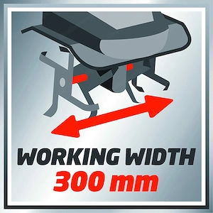 Artikel: Einhell Elektro-Bodenhacke GC-RT 7530 (750 W, 30 cm Arbeitsbreite, 200 mm Arbeitstiefe, 4 r Bild 8