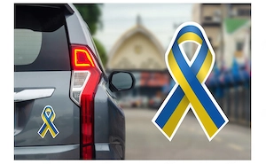 Artikel: 12x Solidarit t Pray Freiheit Ukraine Aufkleber Hochwertiger Artikel aus unserem Online-Sho