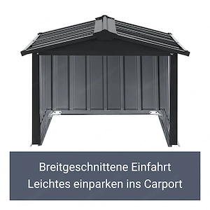 Artikel: Maehroboter Garage Rasenmaeher Dach Carport aus Metall 86 98 63 cm Hochwertiger Artikel aus Bild 5