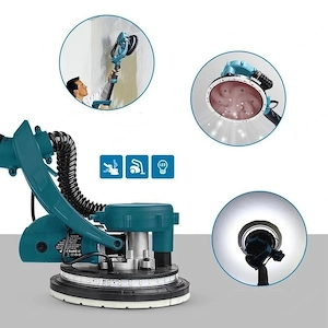 Bestseller Trockenbauschleifer mit Led Beleuchtung und Vakuumabsaugung komplett Set mit Schleifpapie Bild 4