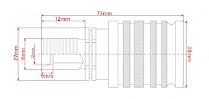 Artikel: 3x Hydraulik Schnellkupplung Steckkupplung Kupplung M18x1 5 Hochwertiger Artikel aus unsere Bild 5