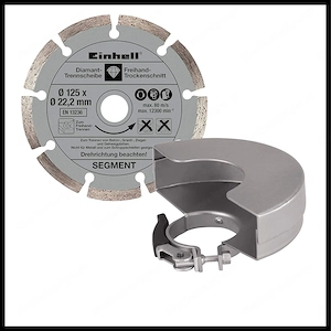 Artikel: Einhell angle grinder TE-AG 125 750 kit (750 W, disc   125 mm, key in additional handle, in Bild 4