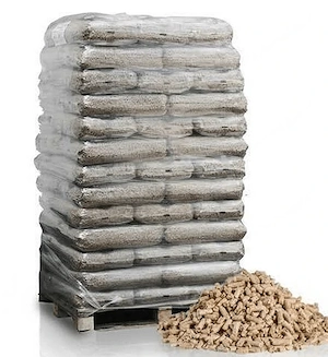 Artikel: Wood pellets hardwood bagged goods oven 6mm 15kg x 65 bags 975kg per pallet Hochwertiger Ar
