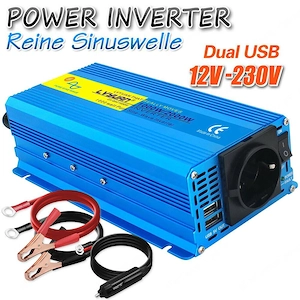 Artikel: Voltage converter 1000w 2000w pure sine wave inverter 12V to 230V inverter Hochwertiger Art