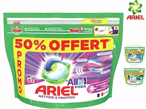Artikel: *DAILY DEAL* Ariel All in One Pods detergent in capsules 124 pieces Hochwertiger Artikel au