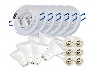 SALE Spot Einbaustrahler Innenlampe LED im SET mit Leuchtmittel