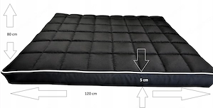 Artikel: #BESTSELLER# Dog bed dog cushion animal bed cat bed dog basket sleeping place 120x80x5cm Ho Bild 3