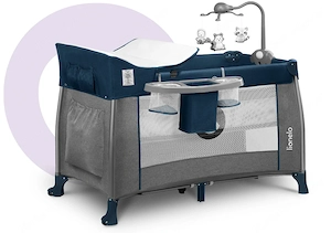 2in1 Kinder Reisebett Baby Laufstall Kinderreisebett mit Wickeltisch 68x 125 Bild 7