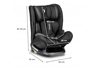 Artikel: Lionelo child seat GUARD+++ SAFETY black 9-36kg car seat Isofix top tether side protection  Bild 3