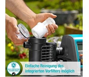 Haus was ser au to mat GARDENA 5000 5 LCD mit Wet ter schutz Bild 5