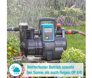 Haus was ser au to mat GARDENA 5000 5 LCD mit Wet ter schutz Bild 3