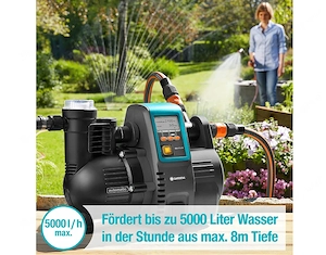 Haus was ser au to mat GARDENA 5000 5 LCD mit Wet ter schutz Bild 4