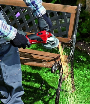 Artikel: Einhell angle grinder TE-AG 115 (disc diameter 115 mm, key in additional handle, without cu Bild 6