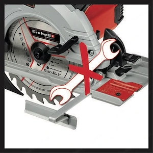 Artikel: Einhell Handkreissaege TE CS 190 1 1.500 W 5.500 min 1 werkzeuglose Einstellung grosser Gri Bild 6