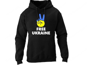 Artikel: HANDMADE Solidarity Free Freedom Ukraine Sweatshirt Hoody all sizes S M L XL XXL Hochwertig
