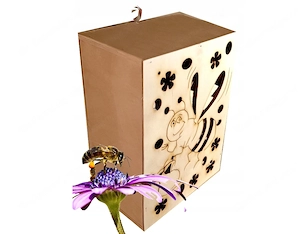 Artikel: HANDMADE unique insect hotel insect house XXL nesting box insects bees breeding box Hochwer Bild 4