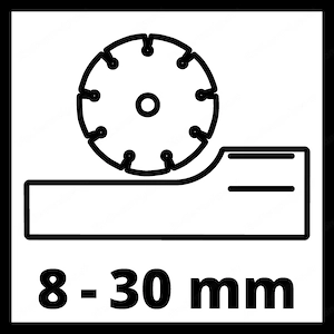 Artikel: Einhell Mauernutfraese TC MA 1300 1320 W 9000 U Min Nuttiefe 8 30 mm Nutbreite 8 26 mm Stau Bild 8