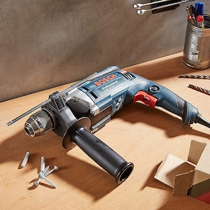 Artikel: Bosch Professional GSB 16 RE Schlagbohrmaschine Schnellspannbohrfutter 13 mm Tiefenanschlag Bild 4